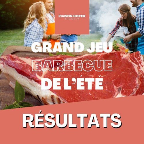 Résultats du Grand Jeu Barbecue de l&#39;Été !